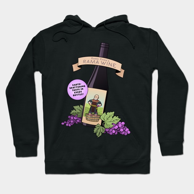 Rama Khan's Rama Wine Hoodie by comickergirl